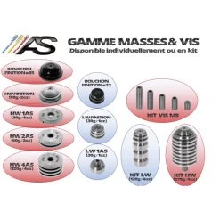 ARC SYSTEME - Kit Masses HW M8 - 270 G