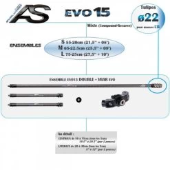 ARC SYSTEME - Ensemble FIX EVO15 - T22