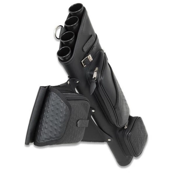 NEET Carquois De Hanche NT-2300 Cuir Basket-Weave Noir 1 NEET Carquois De Hanche NT-2300 Cuir Basket-Weave Noir